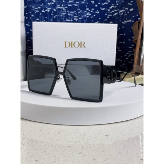 Dior Black Square Sunglasses with CD Logo